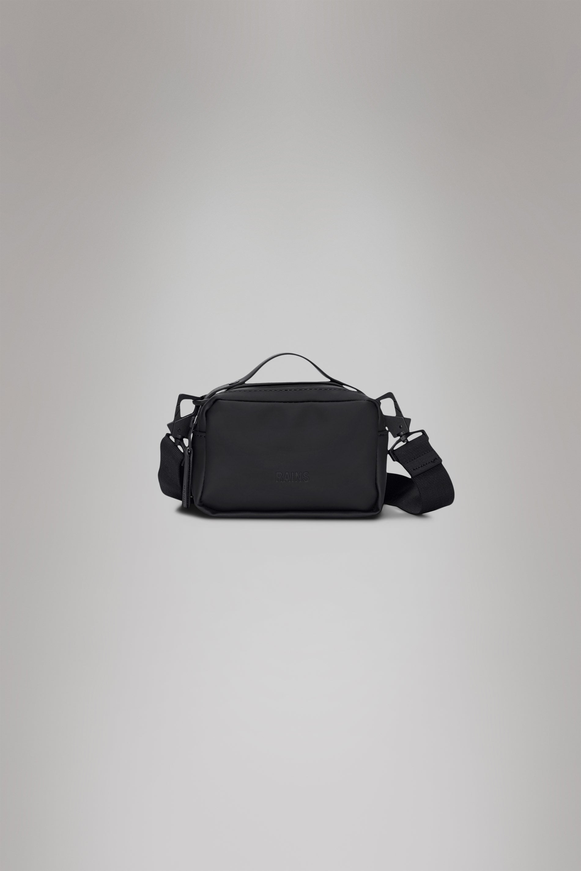 RAINS Box Bag Micro Black Crossbody
